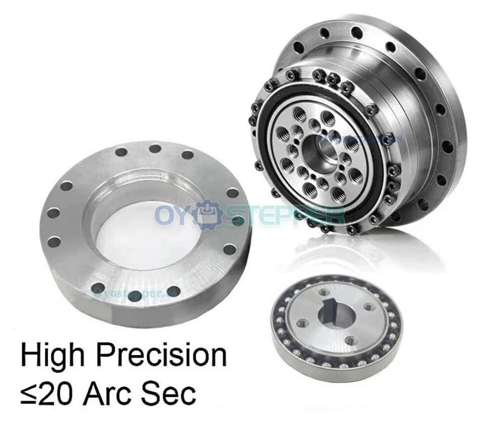 Caja de Engranajes Arm&oacute;nica CSF Relaci&oacute;n 50:1-120:1 para Motor Paso a Paso/Servo